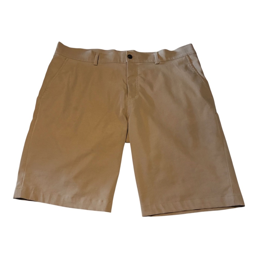 KJUS Men Inmotion Shorts Tan Khaki Golf Technical MG20-802 Size 54 XL